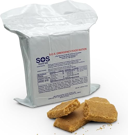 SOS Food Labs S.O.S. Rations Emergency Bar: A Must-Have Survival Snack